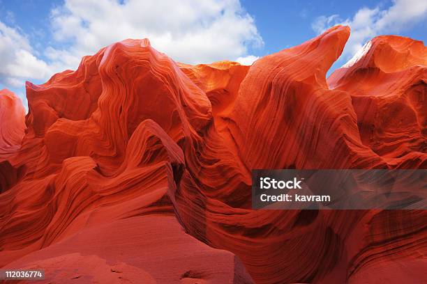 Red And Orange Colors In The Famous Antelope Canyon Stock Photo - Download Image Now