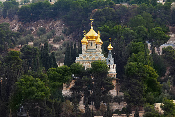 istock Golden domes and cypresses 112036877