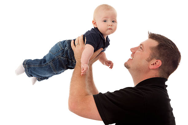 istock Father and Son playing together! 112039420