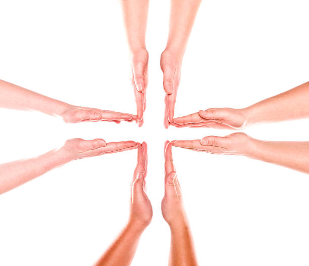 istock Formation of human hands 112039750