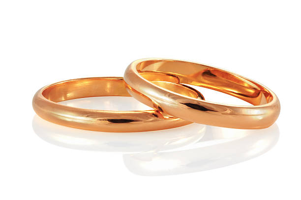 istock Golden wedding rings. 112040447