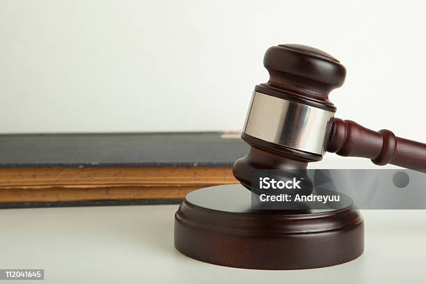 Gavel Stock Photo - Download Image Now - Auction, Authority, Brass