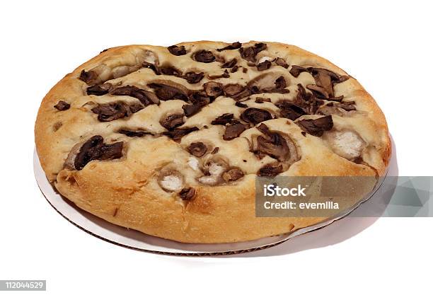 Mushroom Focaccia Stock Photo - Download Image Now - Baked, Baking, Bread