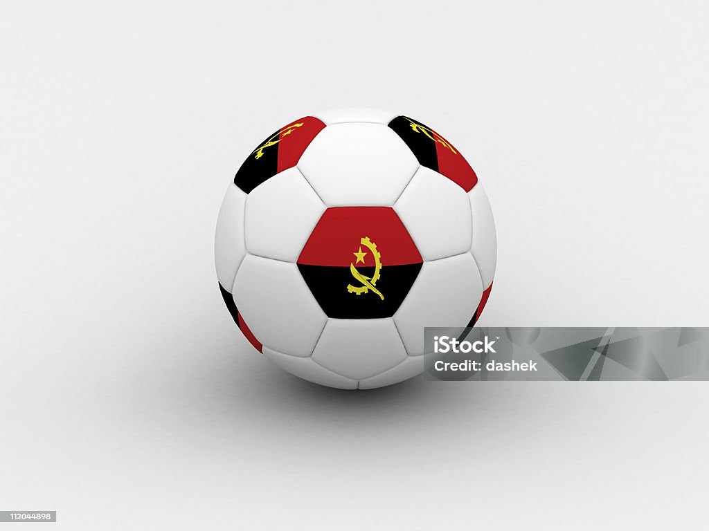 Angola ballon de football - Photo de Angola libre de droits