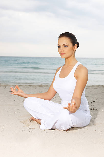 istock Yoga at Caribbean 112072619