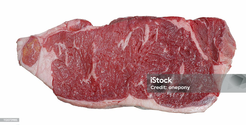 Striploin bistecca - Foto stock royalty-free di Bistecca di manzo