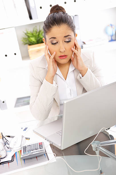 istock Business Woman in Office 112091638