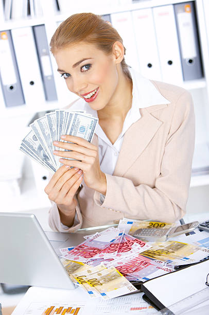 istock Business Woman in Office 112094613