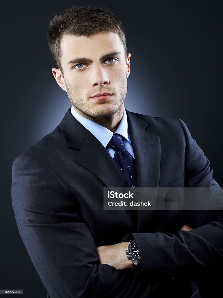 Portrait of Businessman  Adult Stock Photo