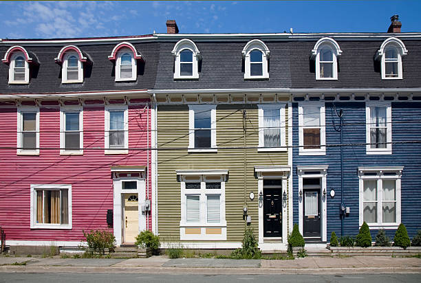 istock Row Houses, St. John's, Newfoundland 112112958