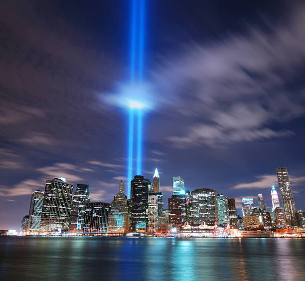 istock Skyline view looking from the water at New York City  112145174