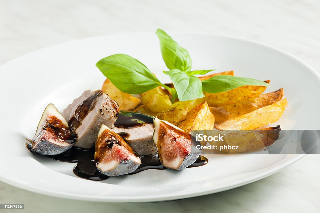Filetto di maiale - Foto stock royalty-free di Aceto