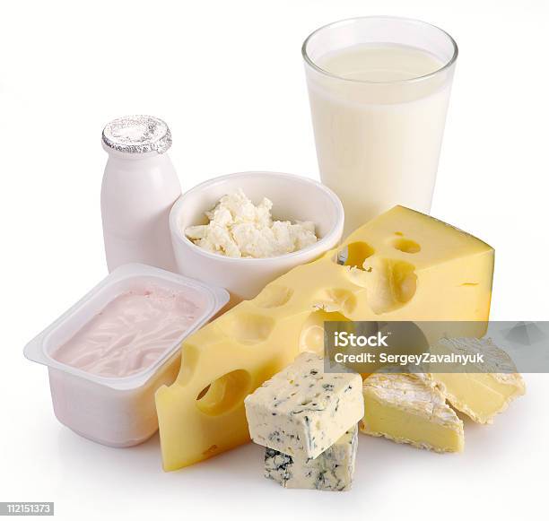 Productos Lácteos Foto de stock y más banco de imágenes de Producto lácteo - Producto lácteo, Queso, Yogur