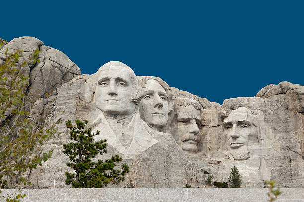 monte rushmore - mt rushmore national monument president george washington mountain foto e immagini stock