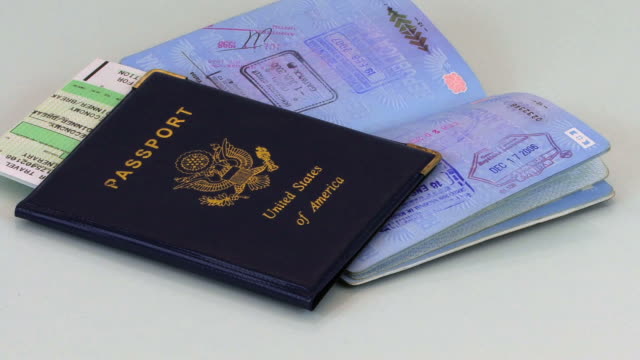 Passports & Airplane Ticket HD