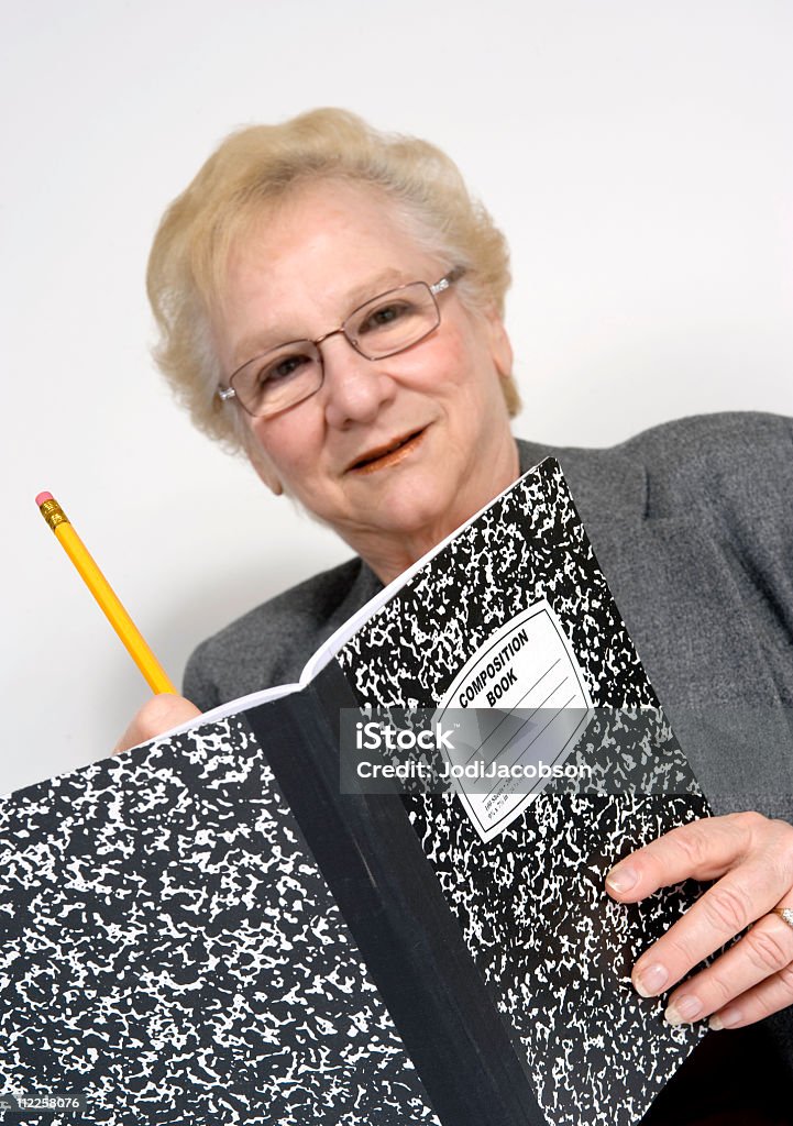 senior student or school teacher  60-69 Years Stock Photo