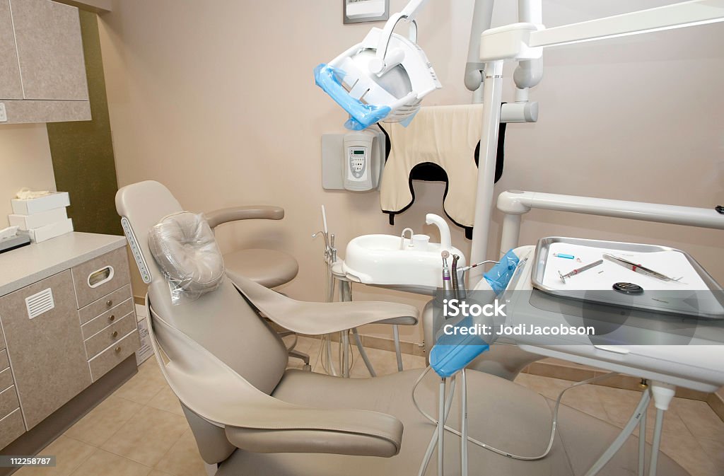 Ufficio del dentista esame camera - Foto stock royalty-free di Acciaio