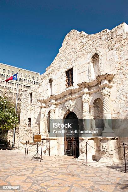 Alamo Verticle Stock Photo - Download Image Now - Adobe - Material, Architectural Feature, Architecture