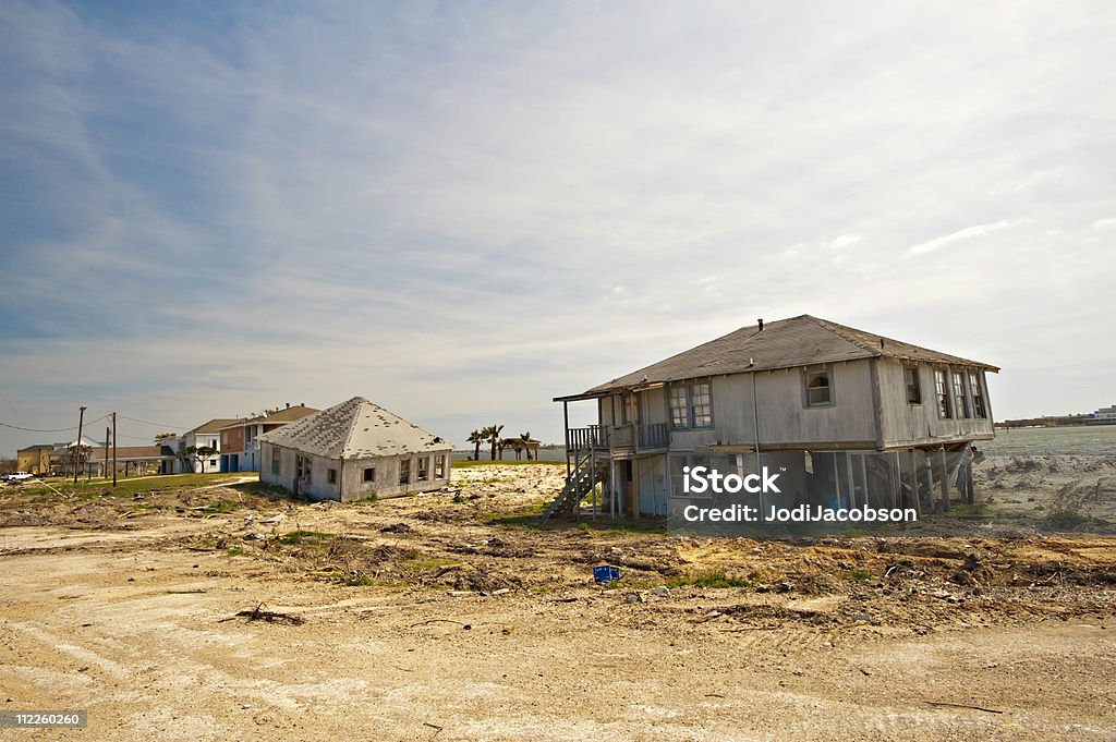 Hurricane Ike damage  Hurricane - Storm Stock Photo