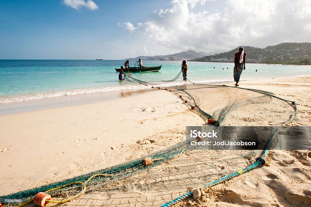 fishing net  Grenada Stock Photo
