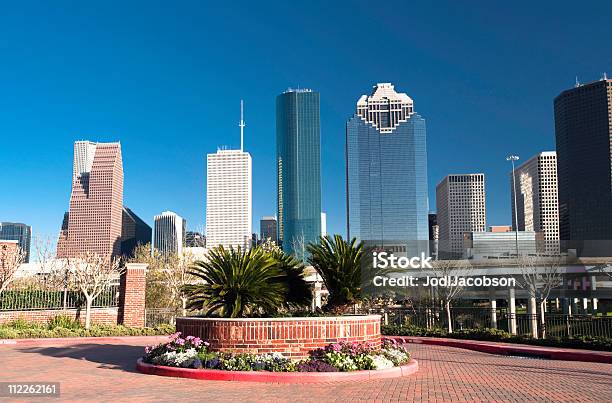 Photo libre de droit de Huston Texas Et Le Parc banque d'images et plus d'images libres de droit de Houston - Texas - Houston - Texas, Texas, Horizon urbain