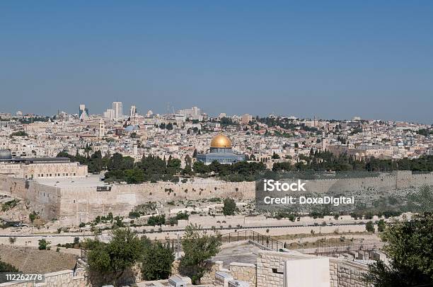 Foto de Jerusalém Cidade Velha e mais fotos de stock de Jerusalém - Jerusalém, Montanha, Templo