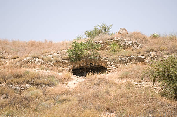 Cave where many believe Jesus slept on the Mount of Beatitudes - just north of Capernaum.