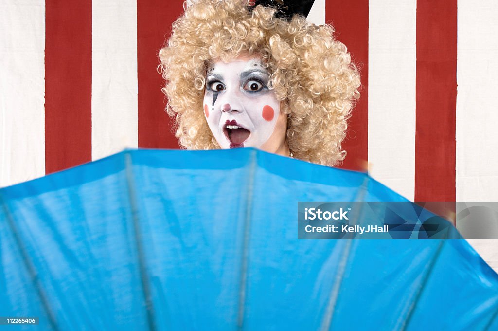 Удивленная Отечественной клоун - Стоковые фото Американская культура роялти-фри