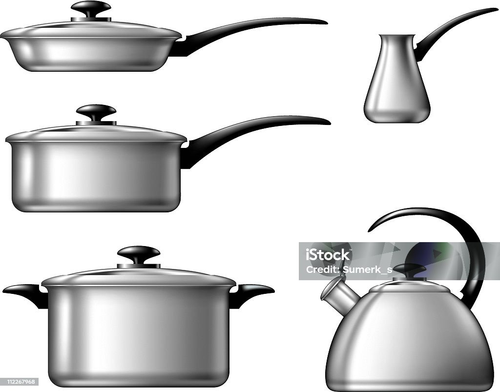 Cooking Ware Stock Illustration - Download Image Now - Coffee Pot ...