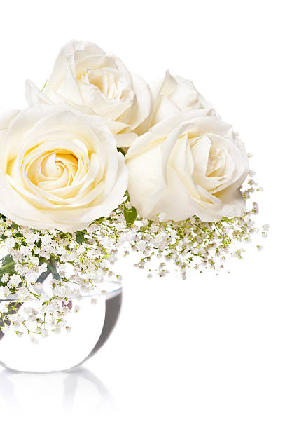 istock Bouquet of roses in a vase 112271461