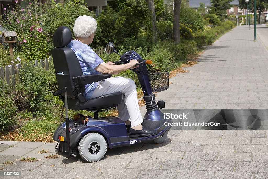 mobility scooter  Mobility Scooter Stock Photo