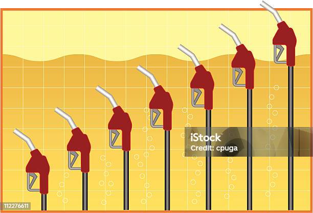 Diagramme De Rising Prix Du Carburant Vecteurs libres de droits et plus d'images vectorielles de Diagramme - Diagramme, Pompe à essence, Prix du carburant