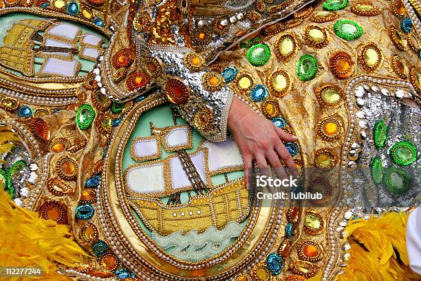 Womans Hand On Beautiful Decorated Carnival Dress Stock Photo - Download Image Now - Dancing, Majestic, Multi Colored