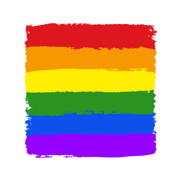 istock LGBT, gay and lesbian pride rainbow texture. Vector symbol of gay pride design element isolated on white background. 1124223848