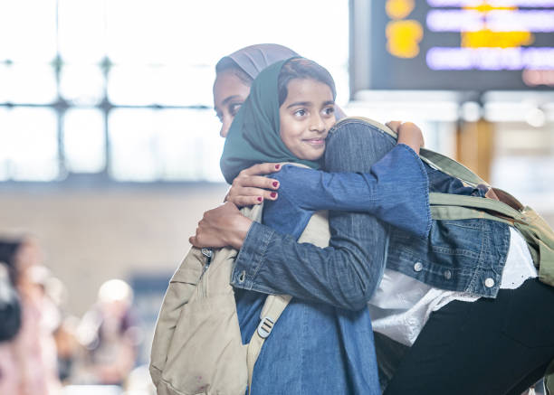 istock Mother And Daughter Hugging 1124225688