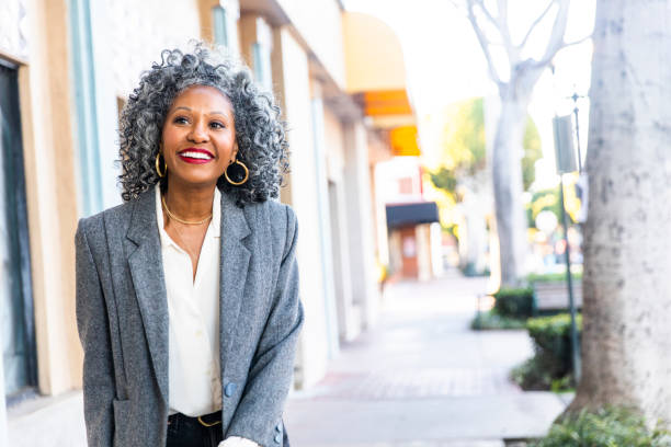 istock A Carefree Black Woman Looking Back Over her Shoulder 1124226661