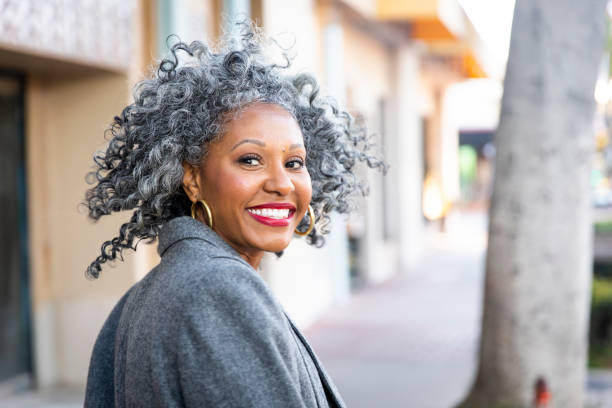 istock A Carefree Black Woman Looking Back Over her Shoulder 1124226766