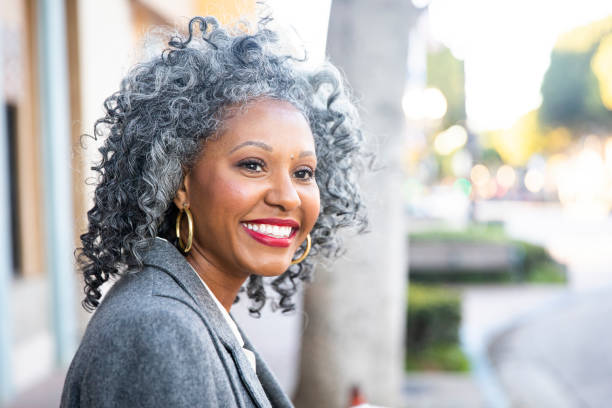 istock A Carefree Black Woman Looking Back Over her Shoulder 1124226796
