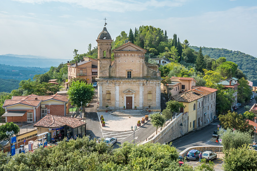 Casperia, medieval rural village in Rieti Province, Lazio, Italy.