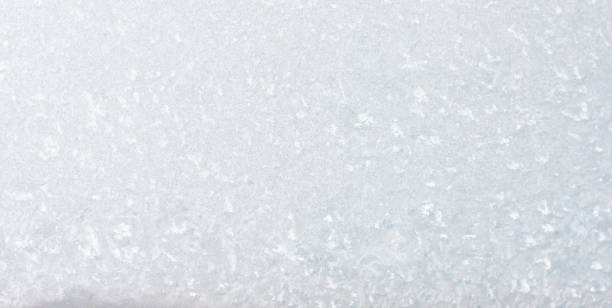 istock Frozen winter abstract background on the window glass with copy space 1124227811