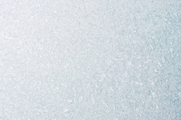 istock Frozen winter abstract background on the window glass with copy space 1124227827