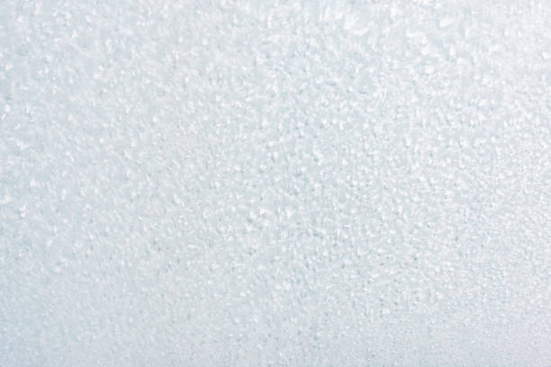 istock Frozen winter abstract background on the window glass with copy space 1124227860
