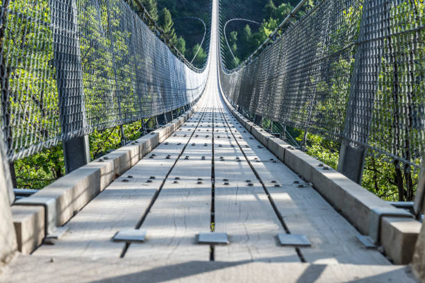 istock view to a large suspension bridge of germany 1124228243