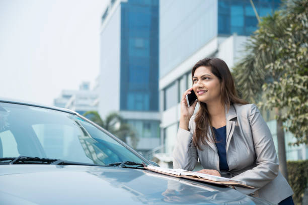 istock Happy businesswoman - Stock image 1124229254