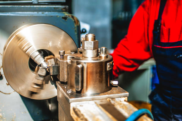 istock Production of metal components in a foundry 1124229748