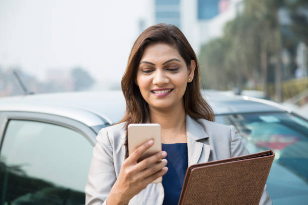 istock Happy businesswoman - Stock image 1124231900