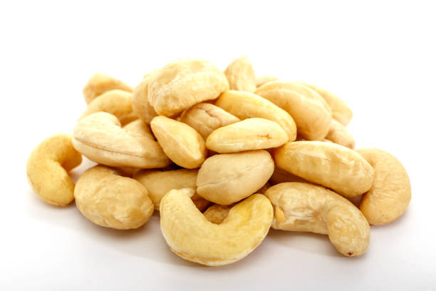 istock Cashew nuts on white background. Isolated nuts. Natural product. 1124233797