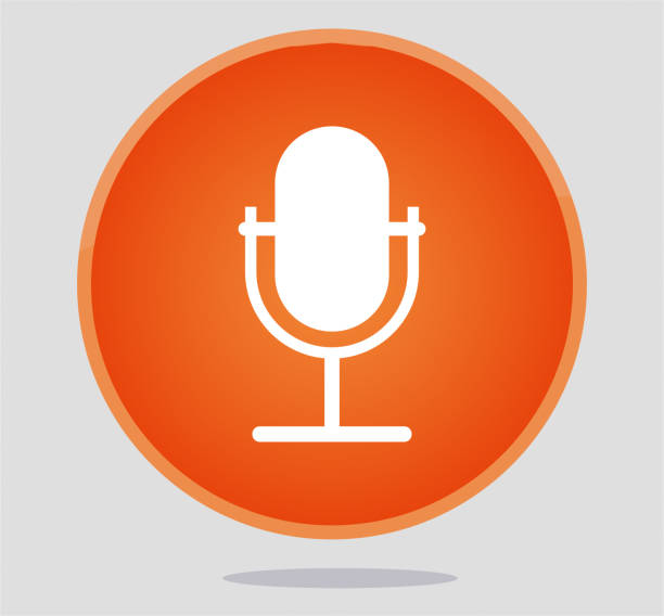 microphone icon microphone radio symbols stock illustrations
