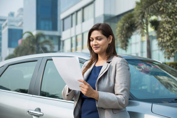 istock Happy businesswoman - Stock image 1124234968
