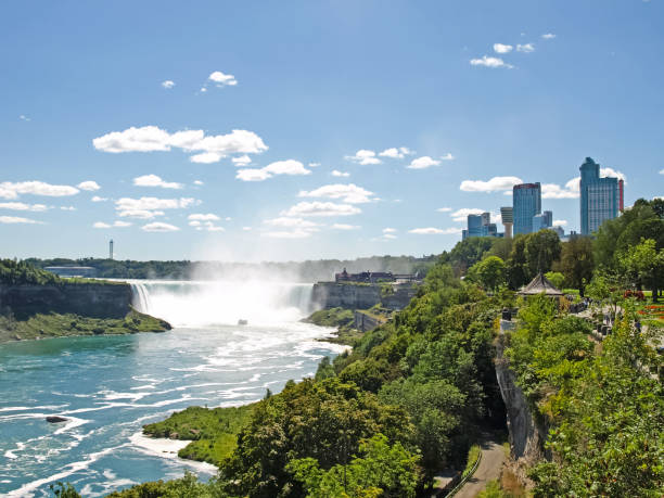 istock Niagara Falls, a complex of waterfalls on the Niagara River 1124238209